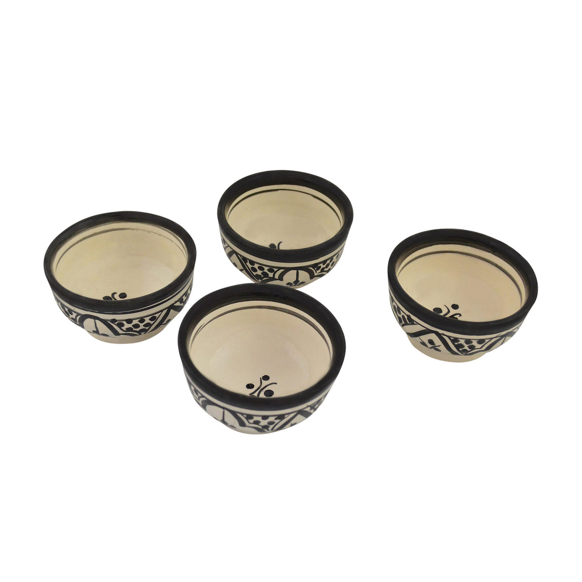 Dipping Sauce Bowl Set of 4 X small - White