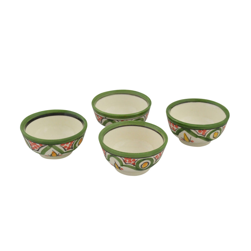 Dipping Sauce Bowl Set of 4 X small - White Lime