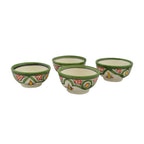 Dipping Sauce Bowl Set of 4 X small - White Lime