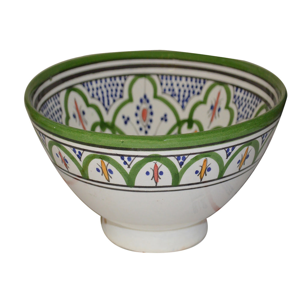 Small 8 Inches Verde Handmade Moroccan Serving Bowl