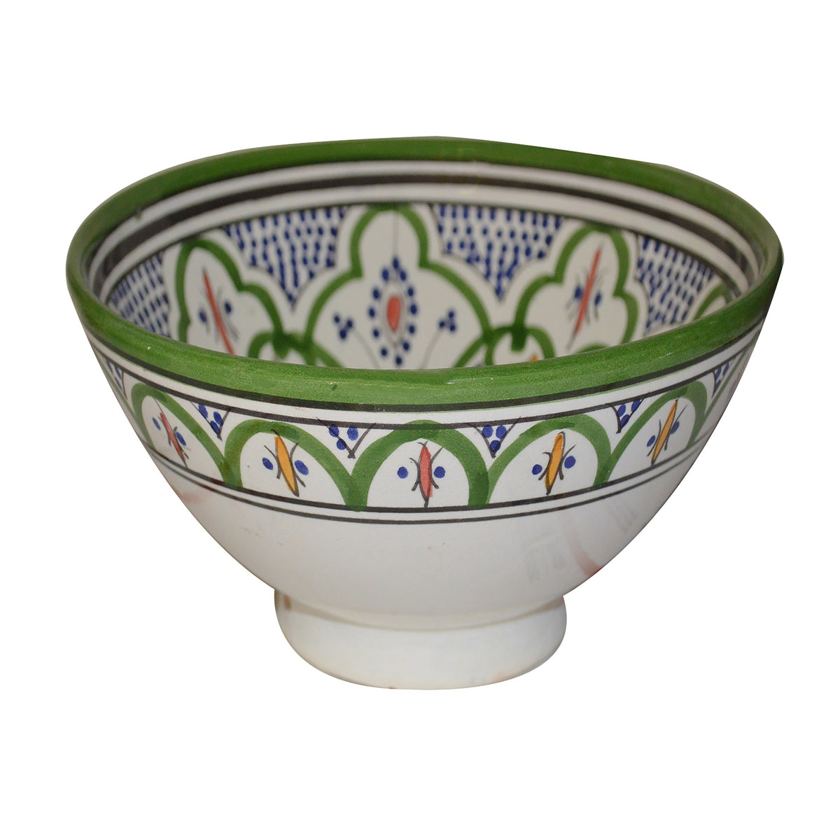 Small 8 Inches Verde Handmade Moroccan Serving Bowl