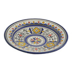 Berber Ceramic Serving Plate Handmade 8" - Blue