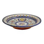 Berber Ceramic Serving Plate Handmade 8" - Blue