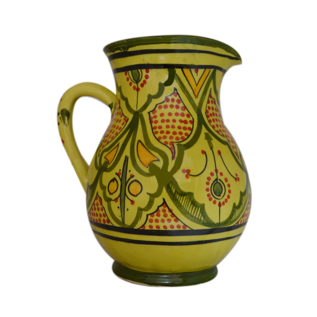 Ceramic Serving Pitcher Lime green