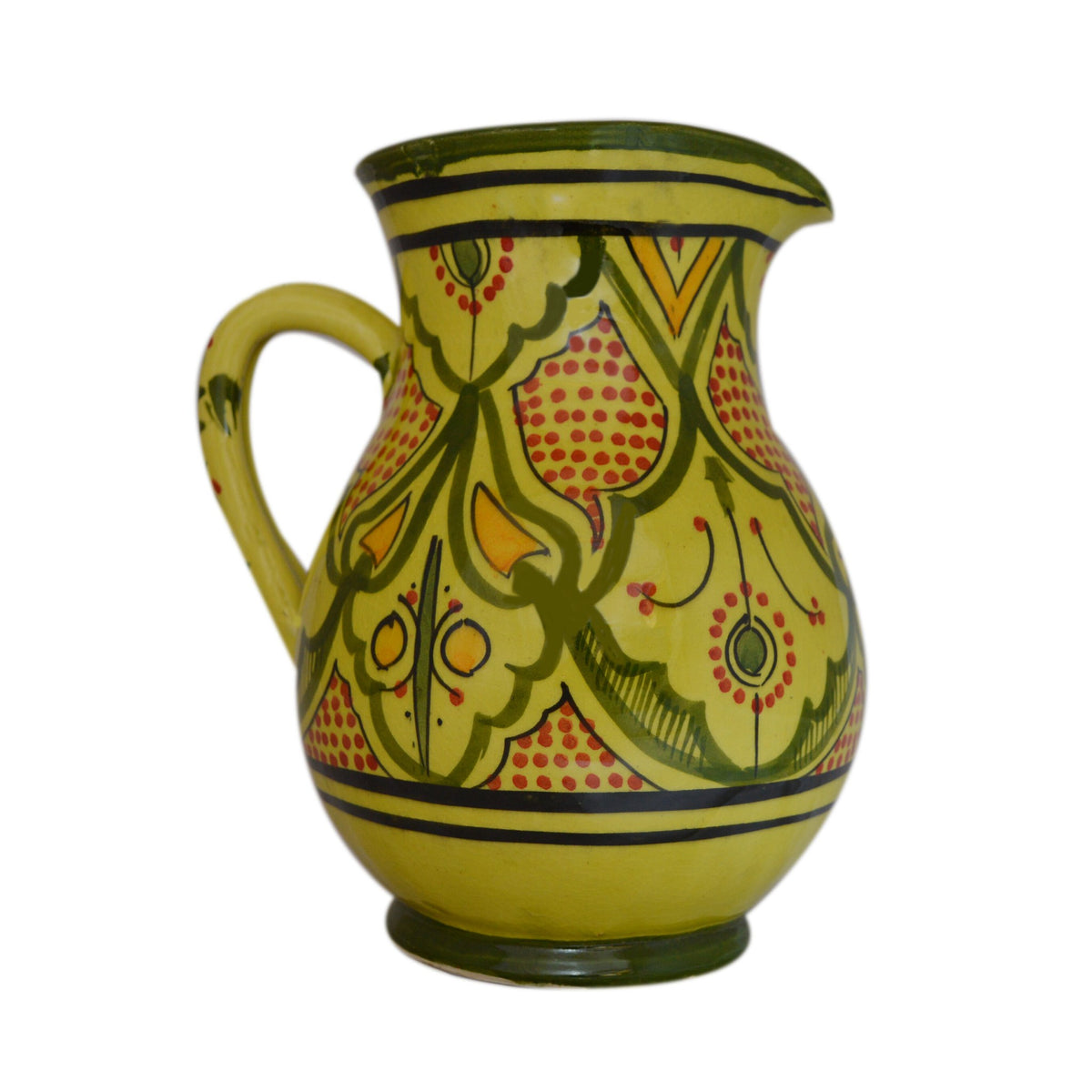 Ceramic Serving Pitcher Lime green