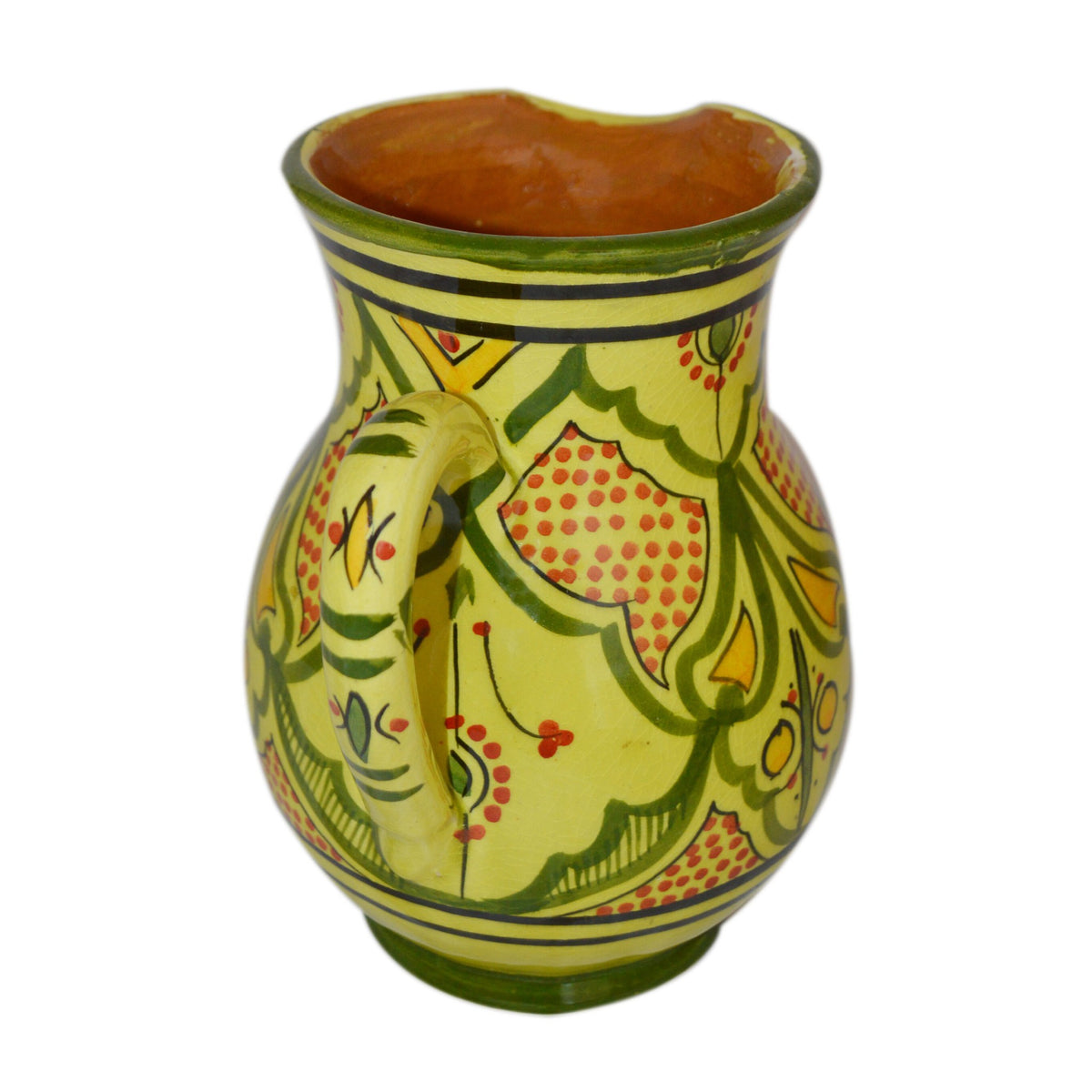 Ceramic Serving Pitcher Lime green