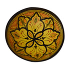 Small 8 Inches Safi Handmade Moroccan Serving Bowl - Yellow