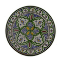 Verde Ceramic Serving Plate Handmade Large 12"