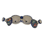 Rainbow Moroccan Ceramic Double Spice Holder