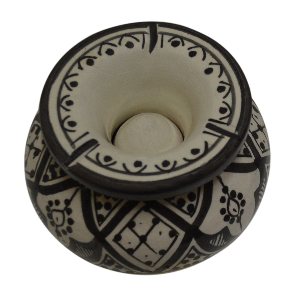 Smokeless Ashtray Large Fes - White Black
