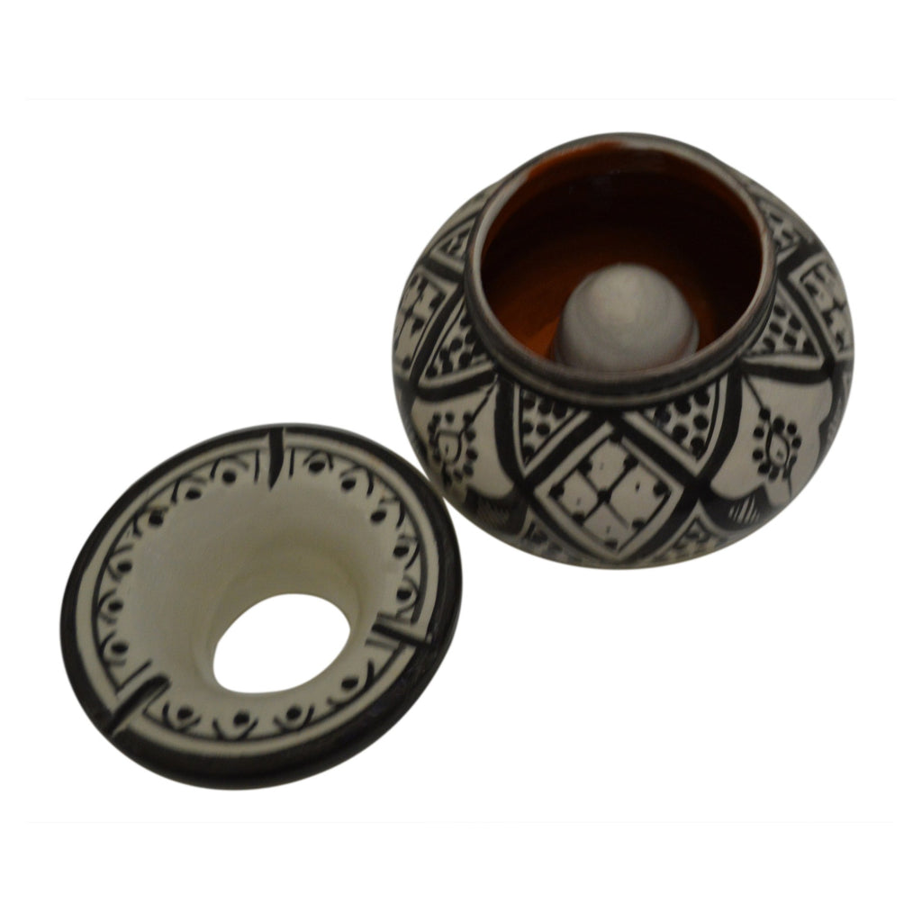 Smokeless Ashtray Large Fes - White Black
