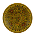 Berber Yellow Ceramic Serving Plate Handmade Large 12"
