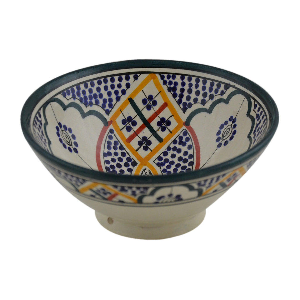 Small 8 Inches Rainbow Handmade Moroccan Serving Bowl