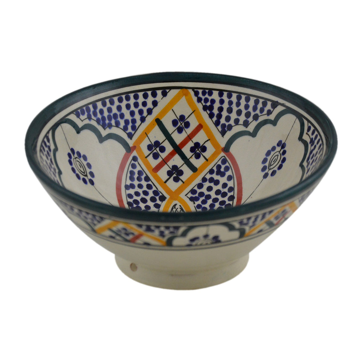Rainbow Handmade Serving Bowl 10 inches Medium
