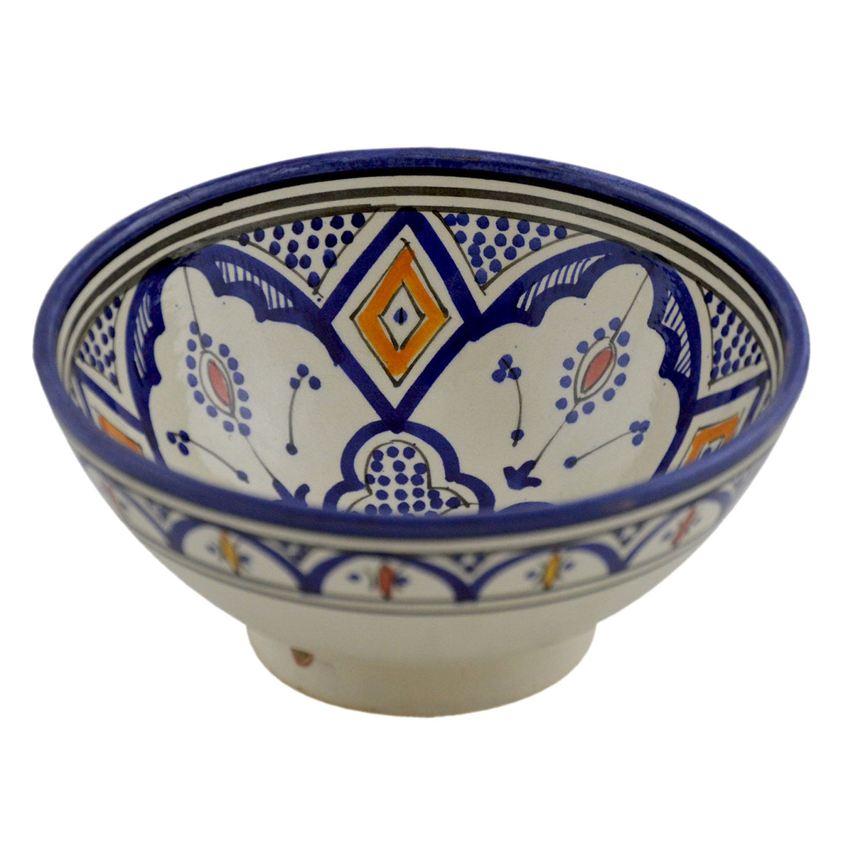 Small 8 Inches Fasia Handmade Moroccan Serving Bowl
