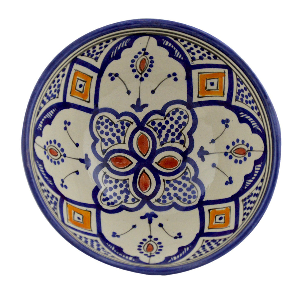 Small 8 Inches Fasia Handmade Moroccan Serving Bowl