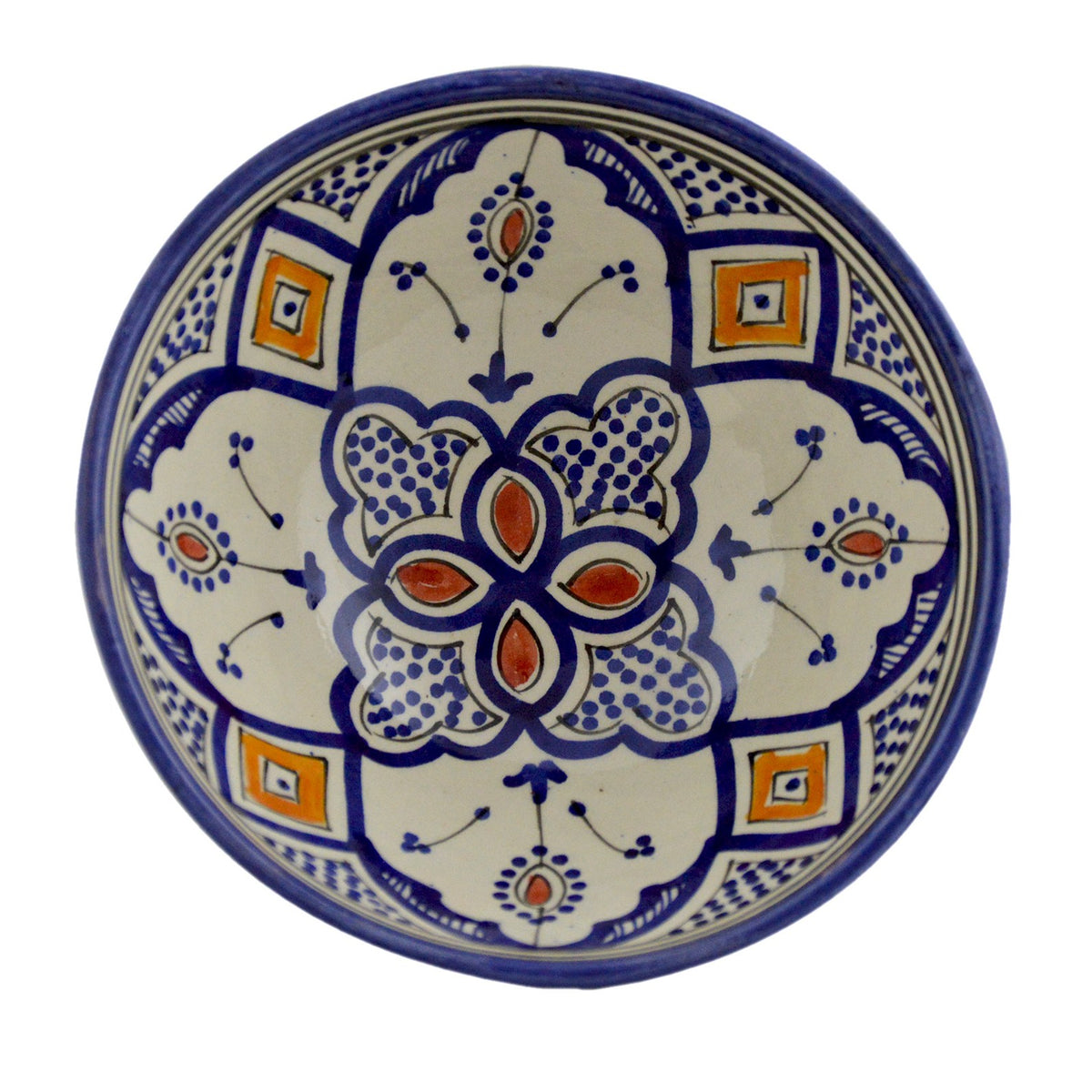 Small 8 Inches Fasia Handmade Moroccan Serving Bowl