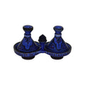 Ceramic Double Spice Holder - Royal Blue