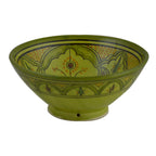 Small 8 Inches & Handmade Moroccan Serving Bowl - Lime
