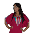 Radya Moroccan Woman Casual Kaftan - Magenta