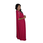 Radya Moroccan Woman Casual Kaftan - Magenta