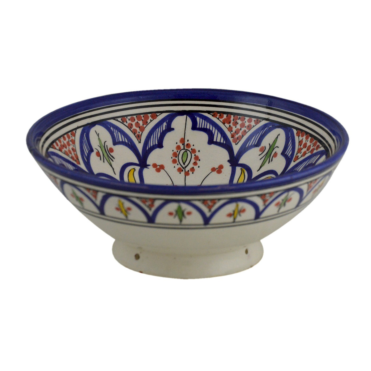 Small 8 Inches Fasia Handmade Moroccan Serving Bowl