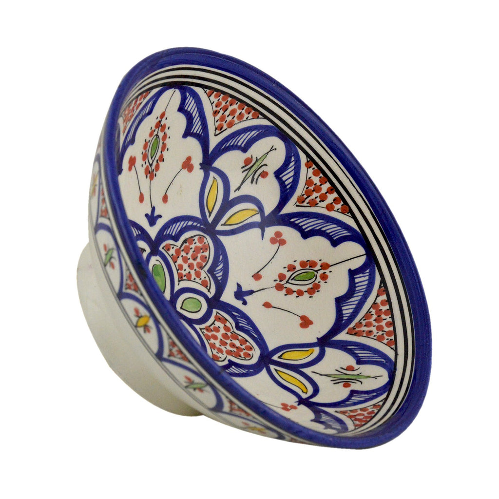 Small 8 Inches Fasia Handmade Moroccan Serving Bowl
