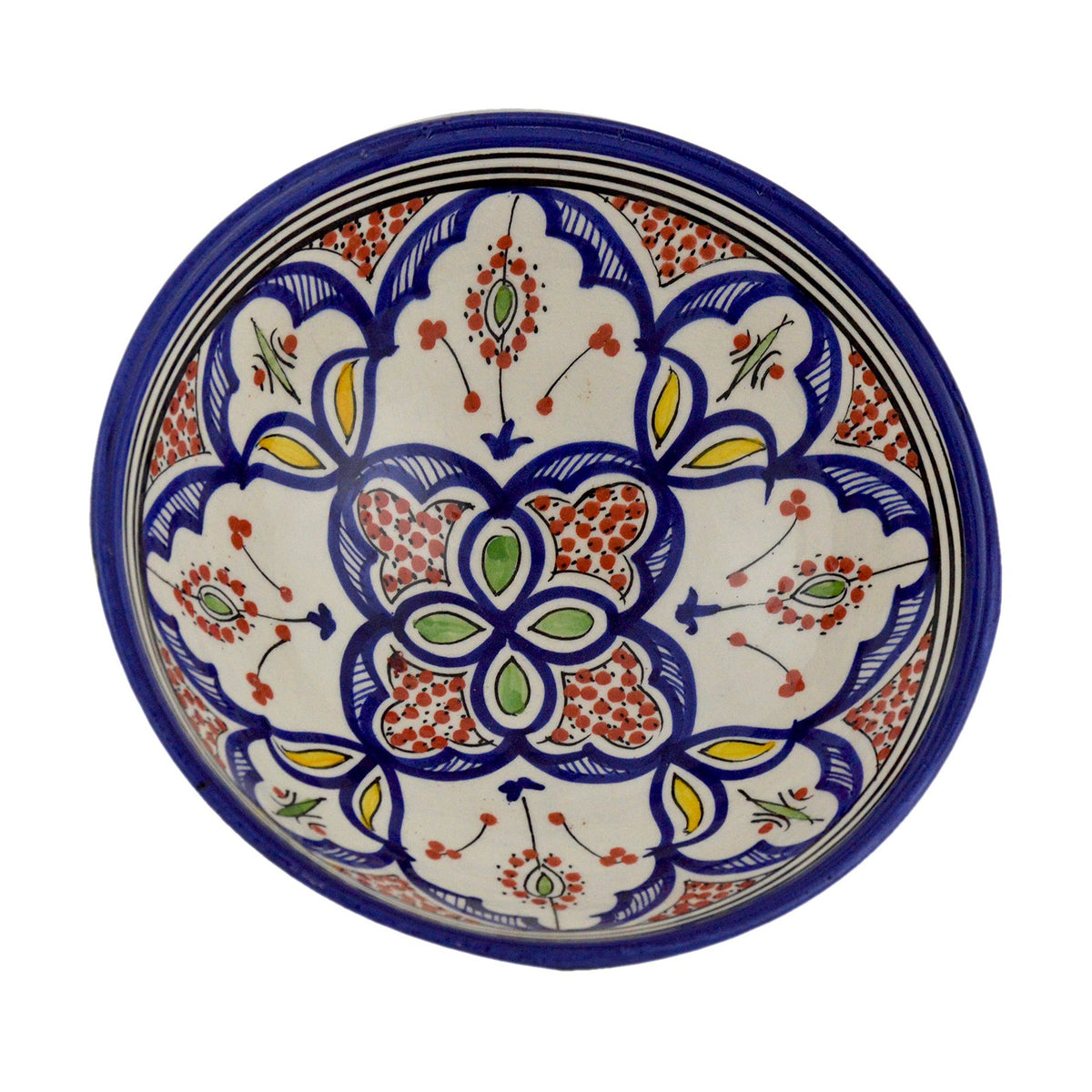 Small 8 Inches Fasia Handmade Moroccan Serving Bowl