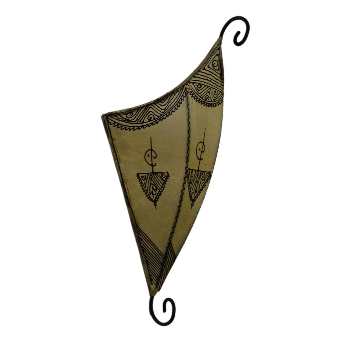 Sconce Handmade Leather Henna - Beige
