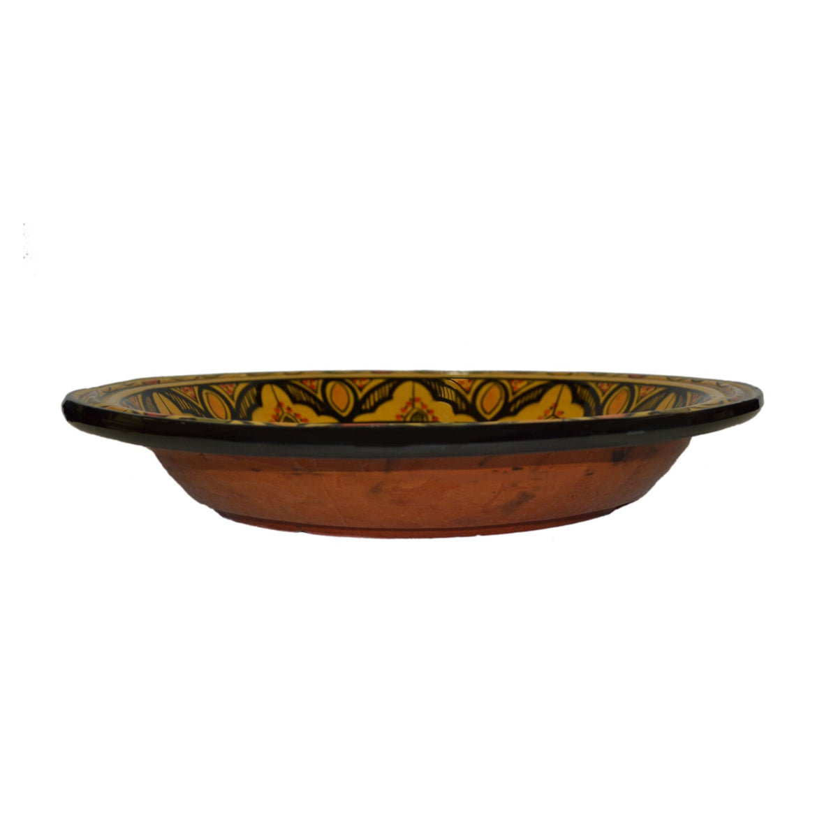 Couscous Deep Plate kassria Safi Yellow Medium 15" in diameter