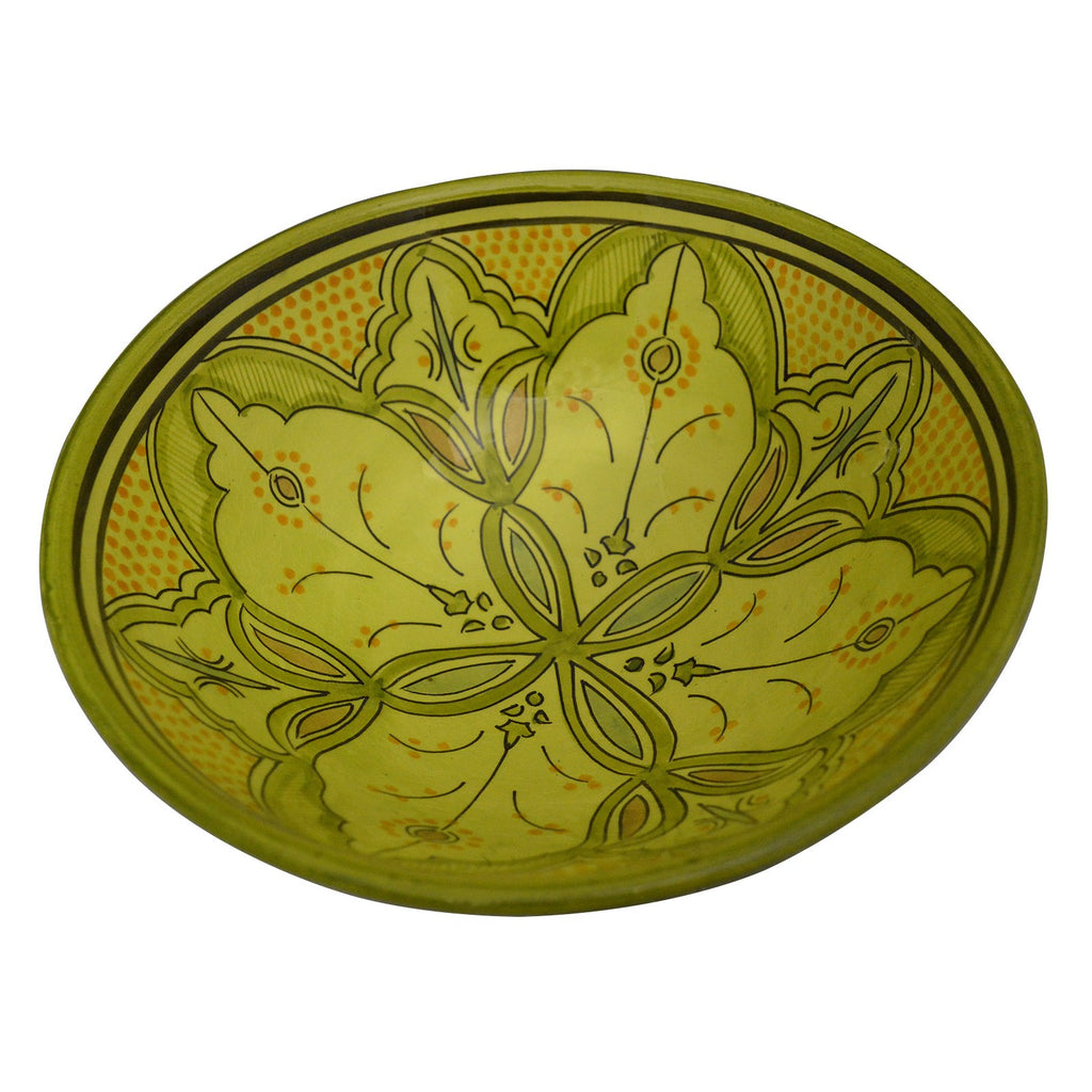 & Handmade Serving Bowl 12 inches Large - Lime