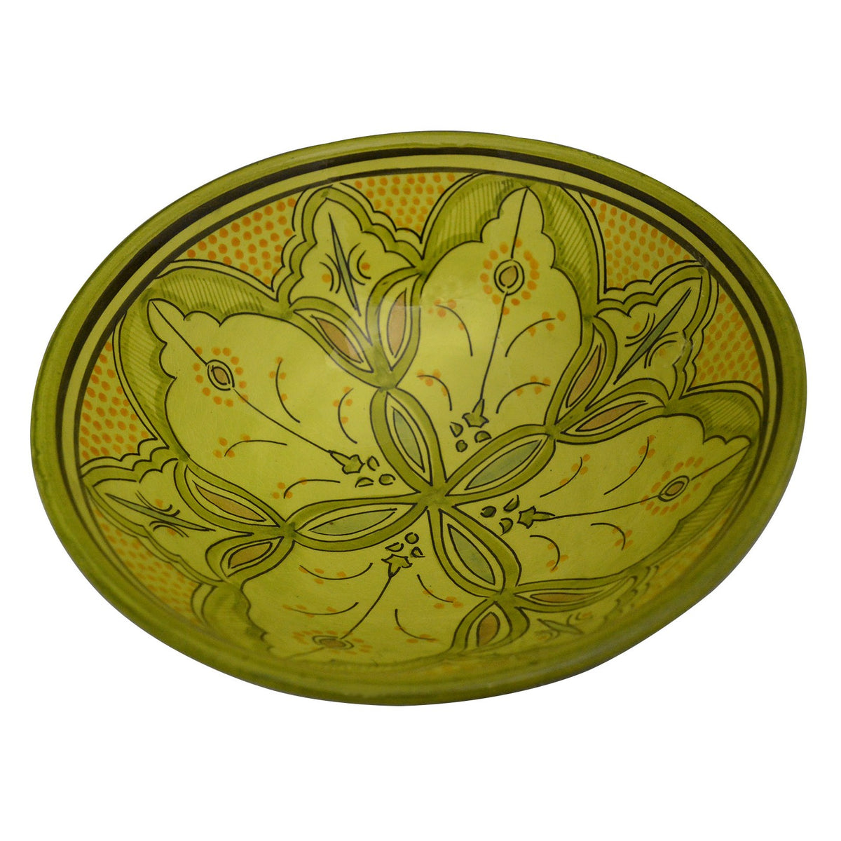 & Handmade Serving Bowl 12 inches Large - Lime
