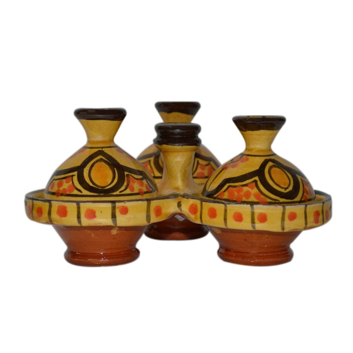 Triple Spice Holder Safi Yellow Dome 2