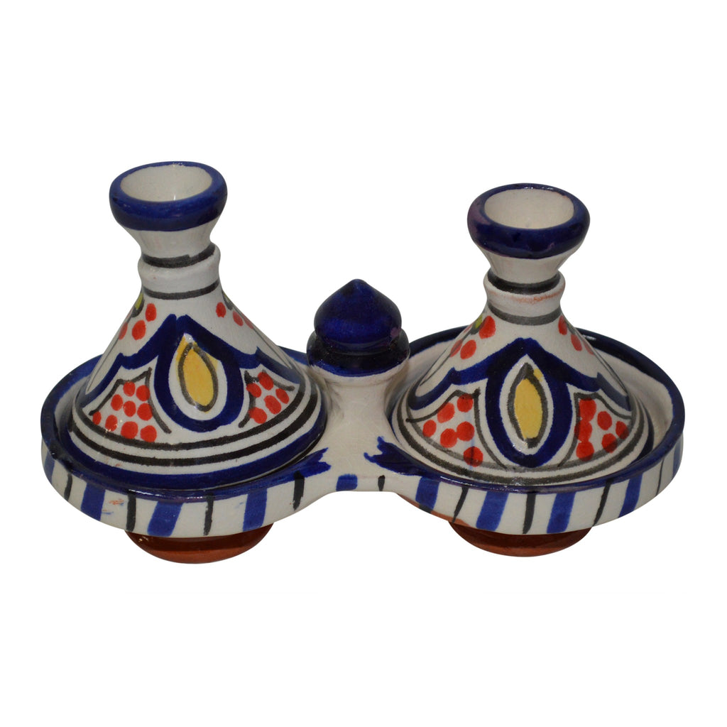 Ceramic Double Spice Holder Fasia 4
