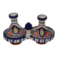 Ceramic Double Spice Holder Fasia 4