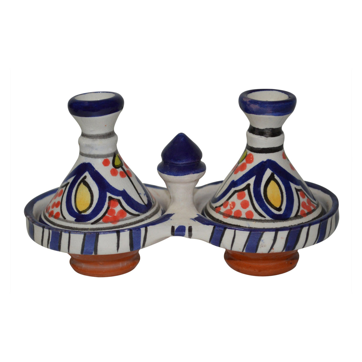 Ceramic Double Spice Holder Fasia 3