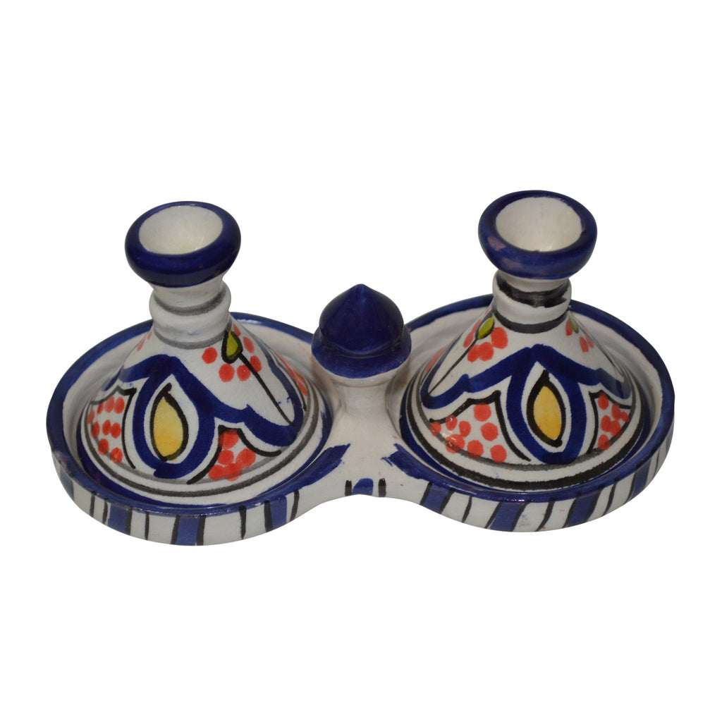 Ceramic Double Spice Holder Fasia 2