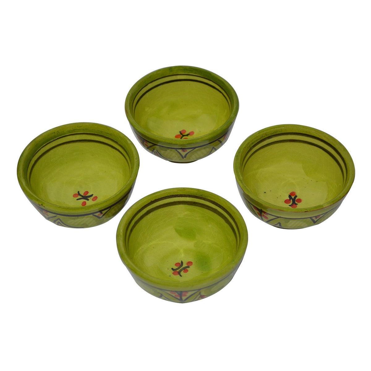 Dipping Sauce Bowl Set of 4 X small - Lime
