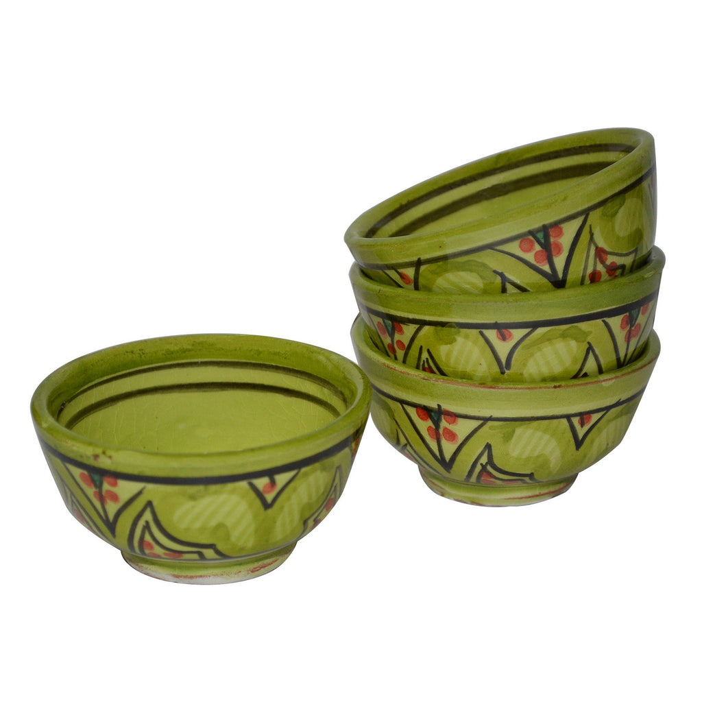 Dipping Sauce Bowl Set of 4 X small - Lime