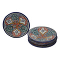 Rainbow Appetizer Serving Set Of Four Plates