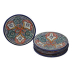 Rainbow Appetizer Serving Set Of Four Plates