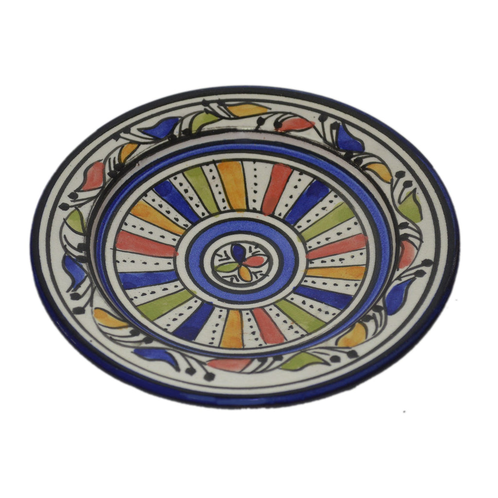 Blue Stripes Appetizer Serving Set Of Four Plates