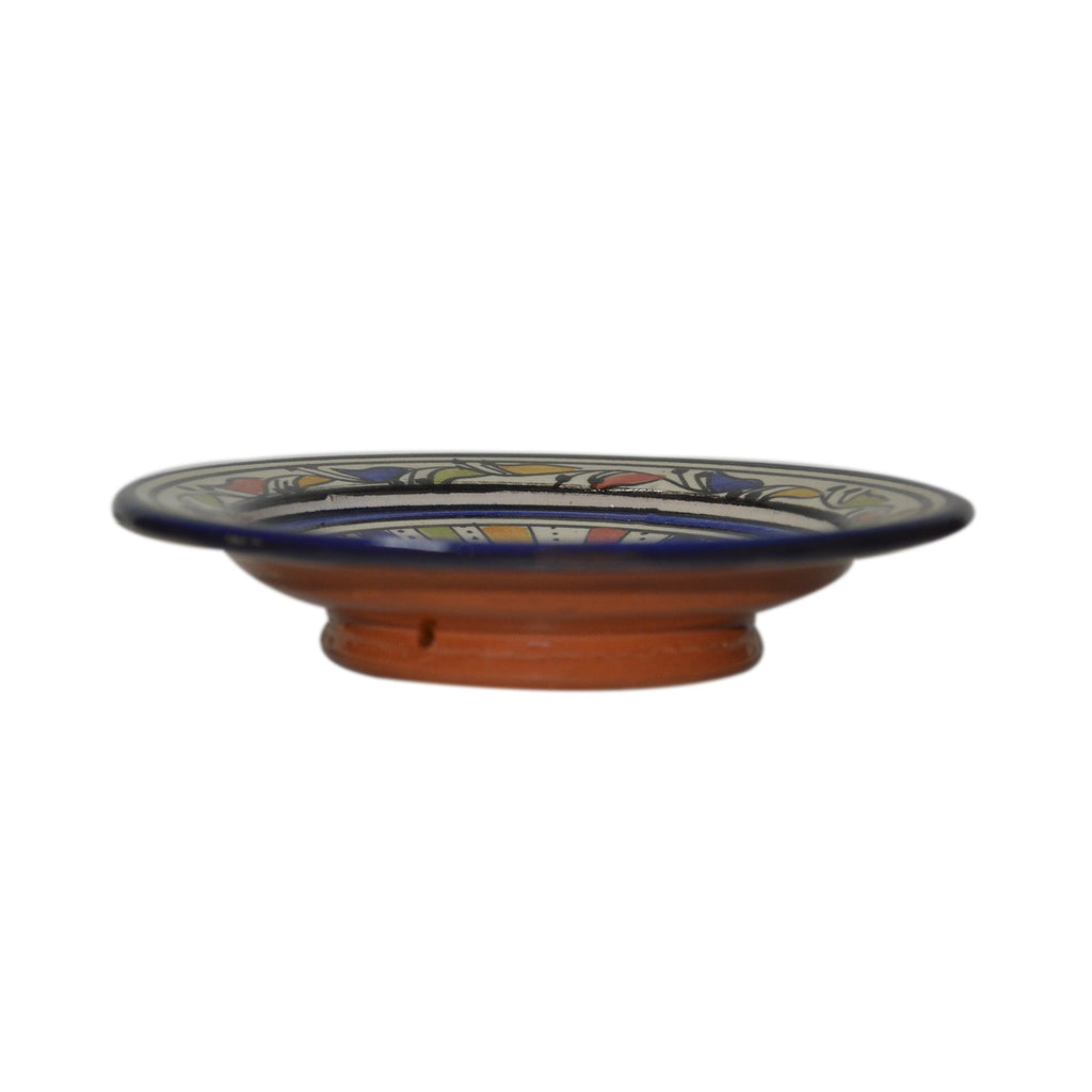 Blue Stripes Appetizer Serving Set Of Four Plates