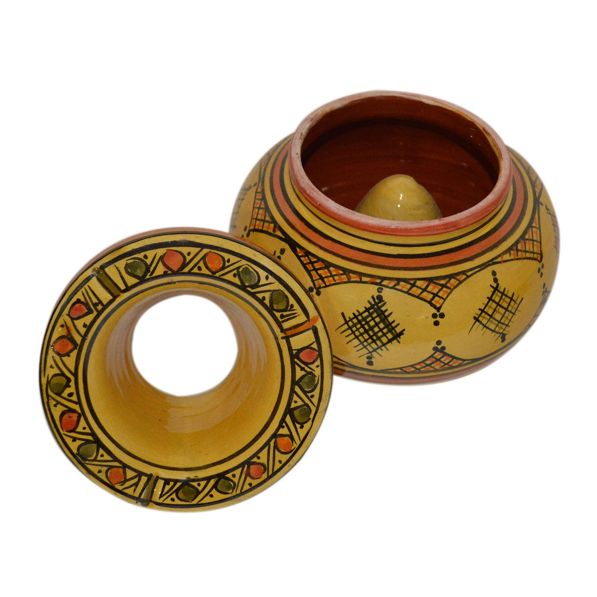 Smokeless Ashtray Xlarge Crisscross - Yellow
