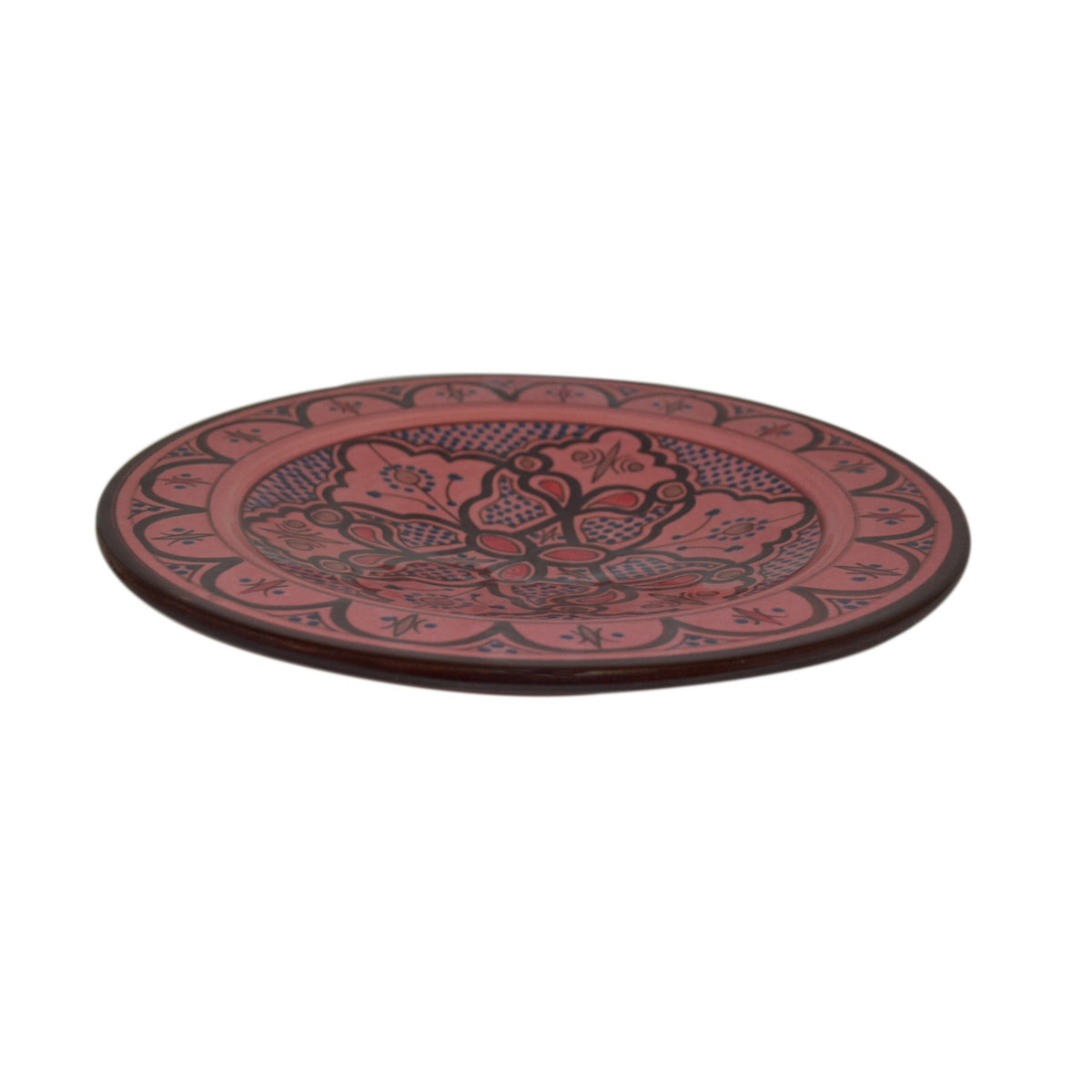 Safi Ceramic Handmade Serving Plate Medium 10" - Pink