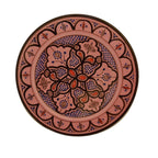 Safi Ceramic Handmade Serving Plate Medium 10" - Pink