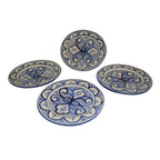 Fez Blue Appetizer Serving Set Of Four