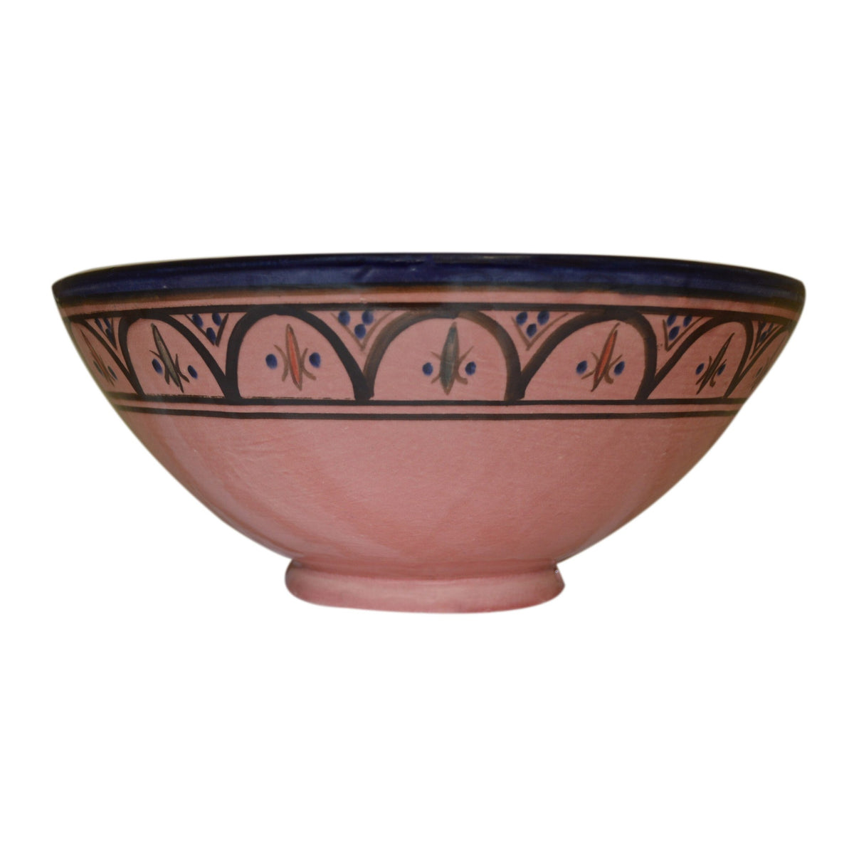 Safi Handmade Serving Bowl 12 inches Large - Pink
