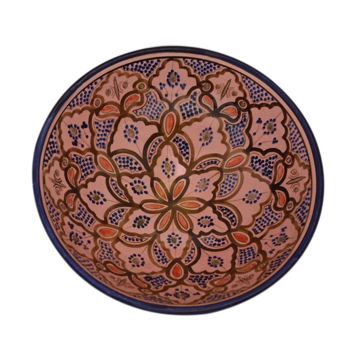 Safi Handmade Serving Bowl 12 inches Large - Pink