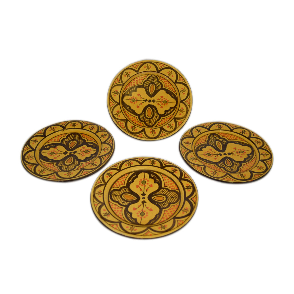 Safi Appetizer Serving Set Of Four - Yellow